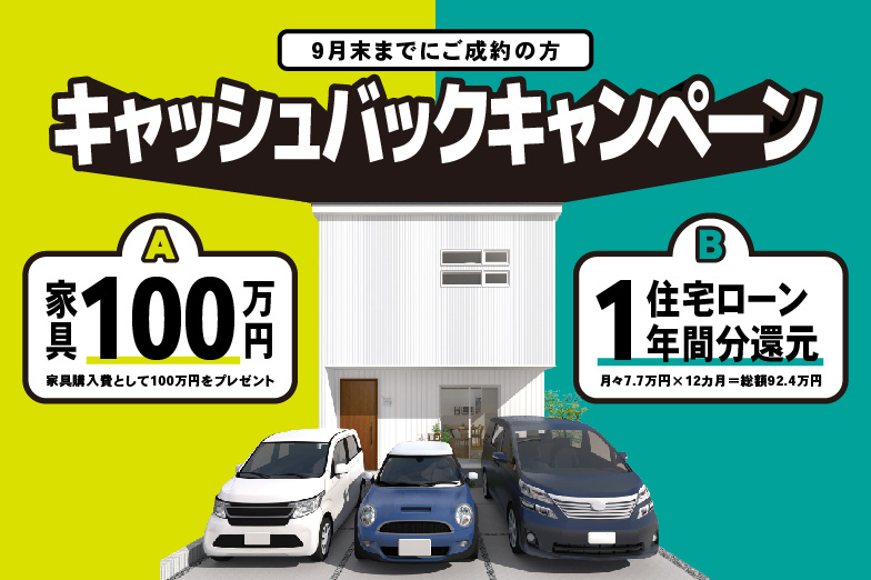 刈谷市板倉町キャッシュバックキャンペーン 画像