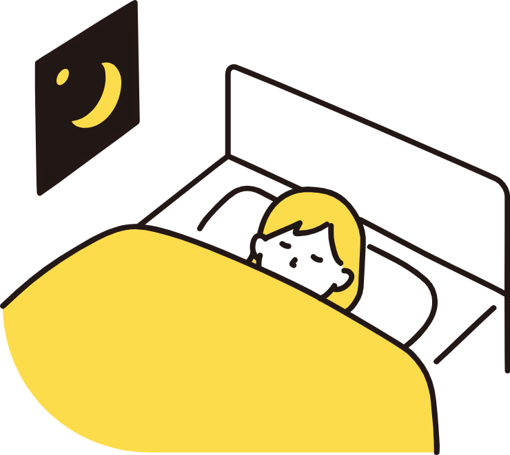 配偶者と同じ寝室で、ぐっすり眠れていますか？ 画像
