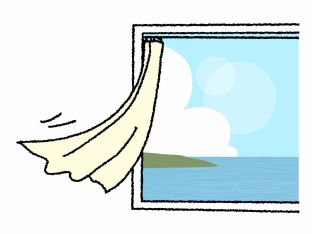風の通り道をつくると効率よく換気できます！ アイキャッチ画像