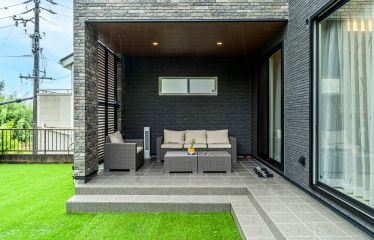休みの日は、テラスでコーヒーを。