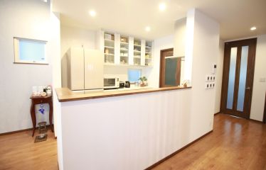 動線を意識したキッチンの配置