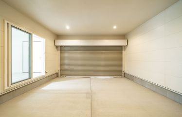 電動シャッターでセキュリティも◎