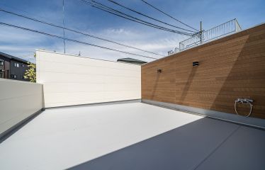 屋上テラスではお湯も使えます