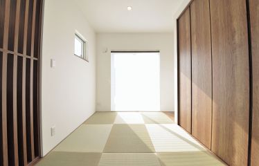 畳コーナーでゆったりとした時間を