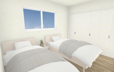 寝室予想パース