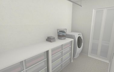 脱衣室予想パース