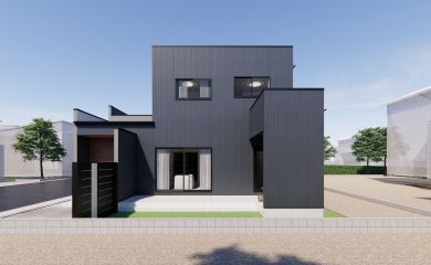 ブラックを基調としたモダンでスタイリッシュな外観。